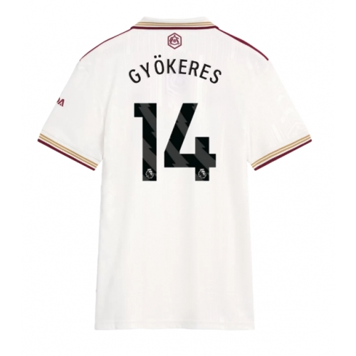 Billige Fotballdrakt Arsenal Viktor Gyokeres #14 Replika Tredjedrakt Dame 2025-26 Kortermet Billige Fotballdrakt Arsenal Viktor Gyokeres #14 Replika Tredjedrakt Dame 2025-26 Kortermet